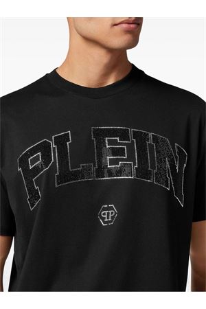 Black cotton T-shirt PHILIPP PLEIN | FADCMTK7349PJY002N02